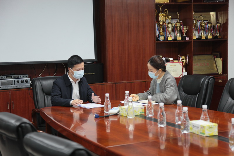 在线访谈活动现场