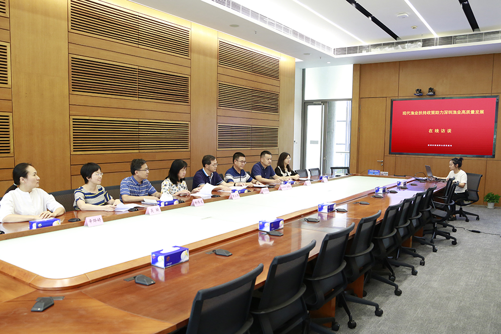 在线访谈活动现场