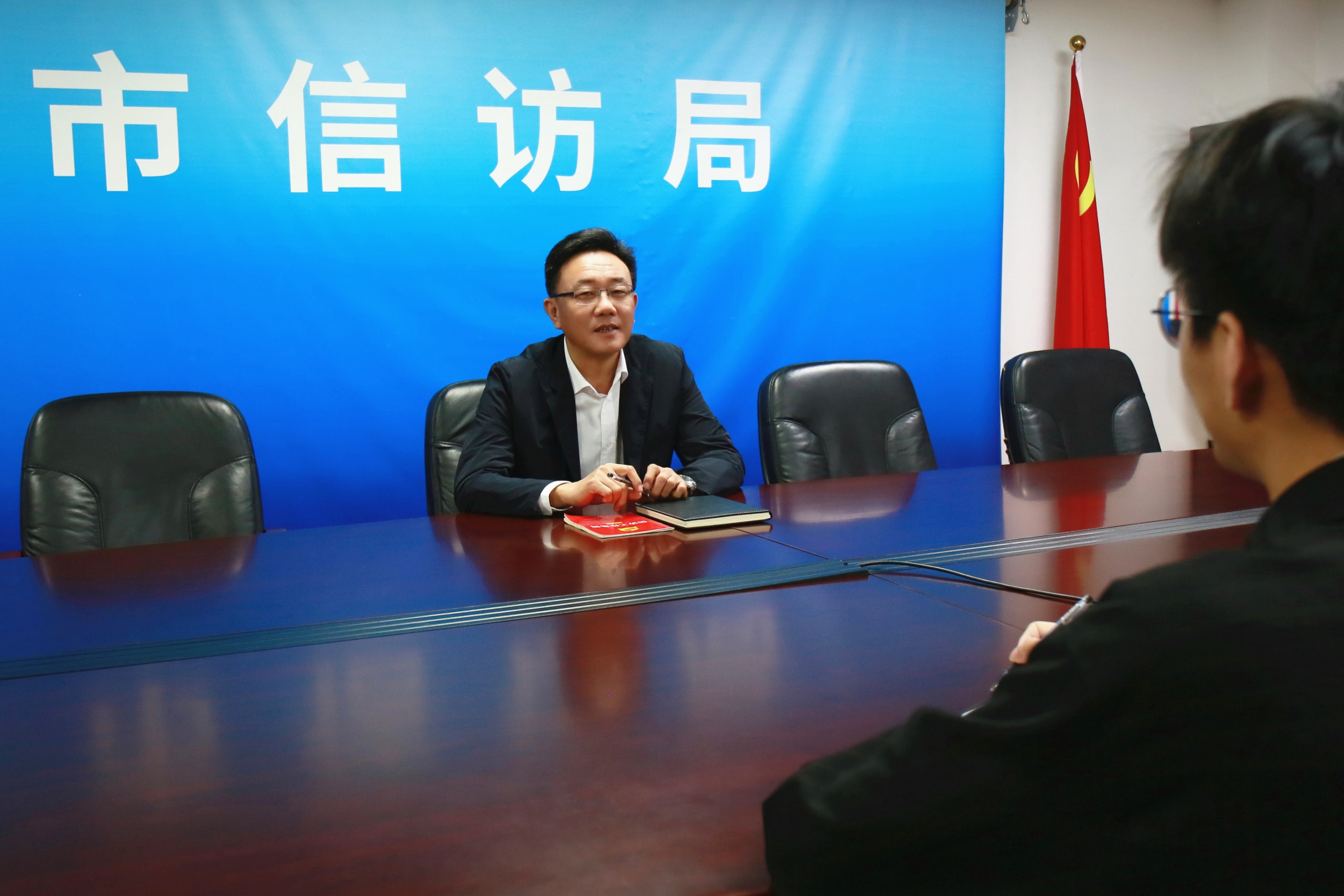 在线访谈活动现场
