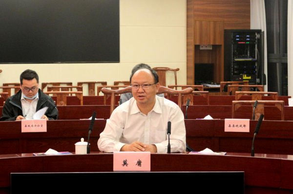 凌云县县长莫庸率队到深圳市盐田区与中国广核集团汇报脱贫攻坚工作