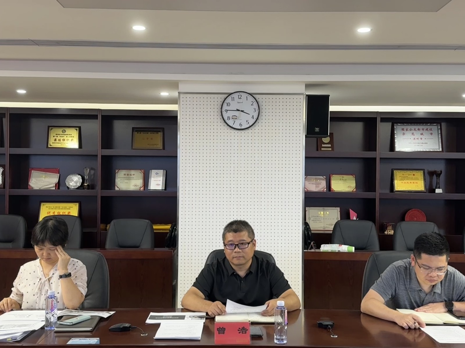 在线访谈活动现场