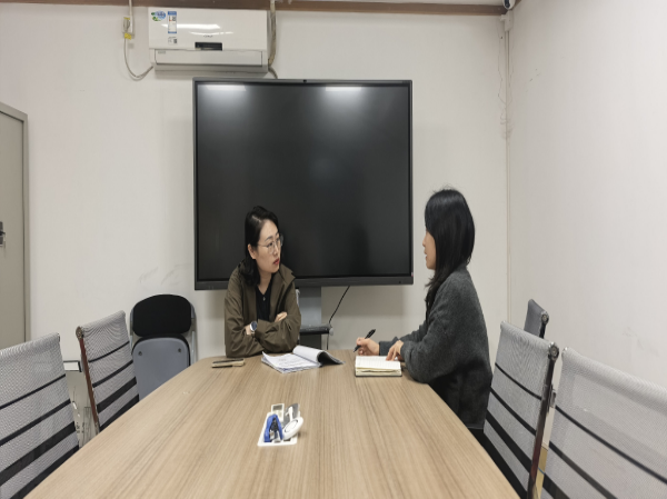 在线访谈活动现场