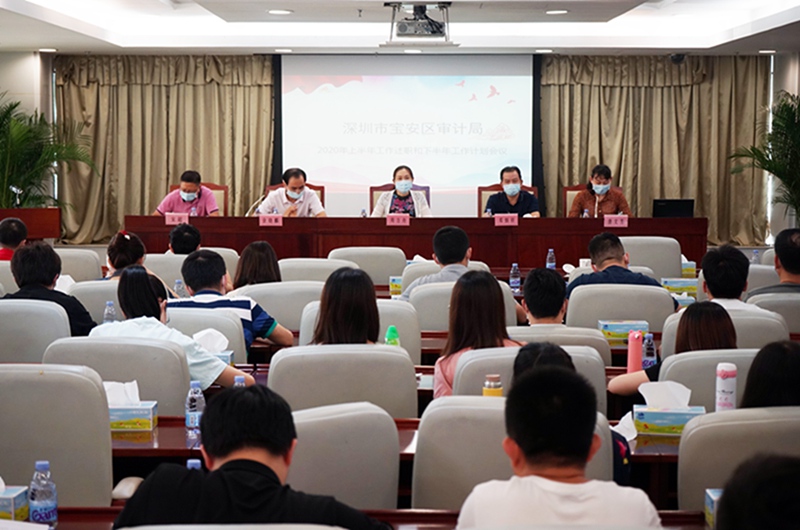宝安区审计局召开2020年上半年工作述职和下半年工作计划会暨消防安全知识和生活垃圾分类知识培训会.JPG