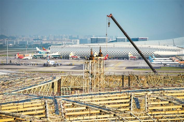 深圳宝安国际机场卫星厅明年建成运营.jpg