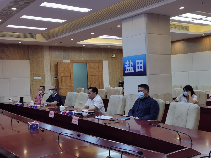 盐田区领导张雄汉同志召开绿化品质提升三年行动专题部署会