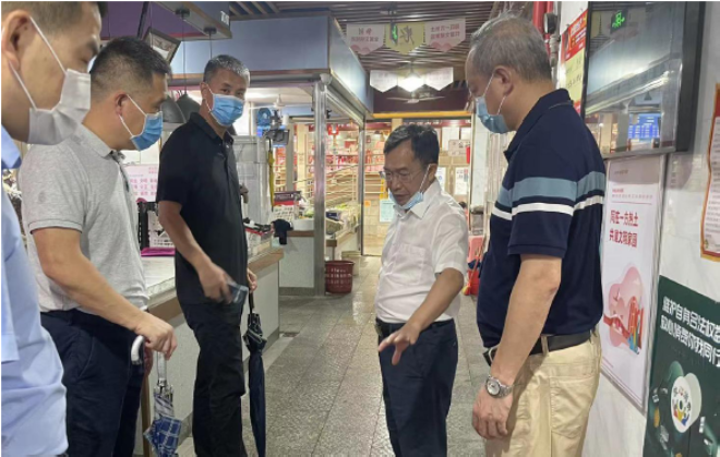 盐田区张雄汉副区长检查指导沙头角街道市容环境清拆建管工作