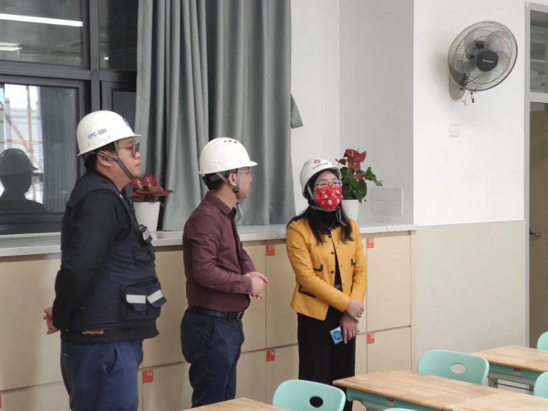 贾淑芸副署长带队检查碧岭小学、坪山区第三人民医院等项目 3_800x600.jpg