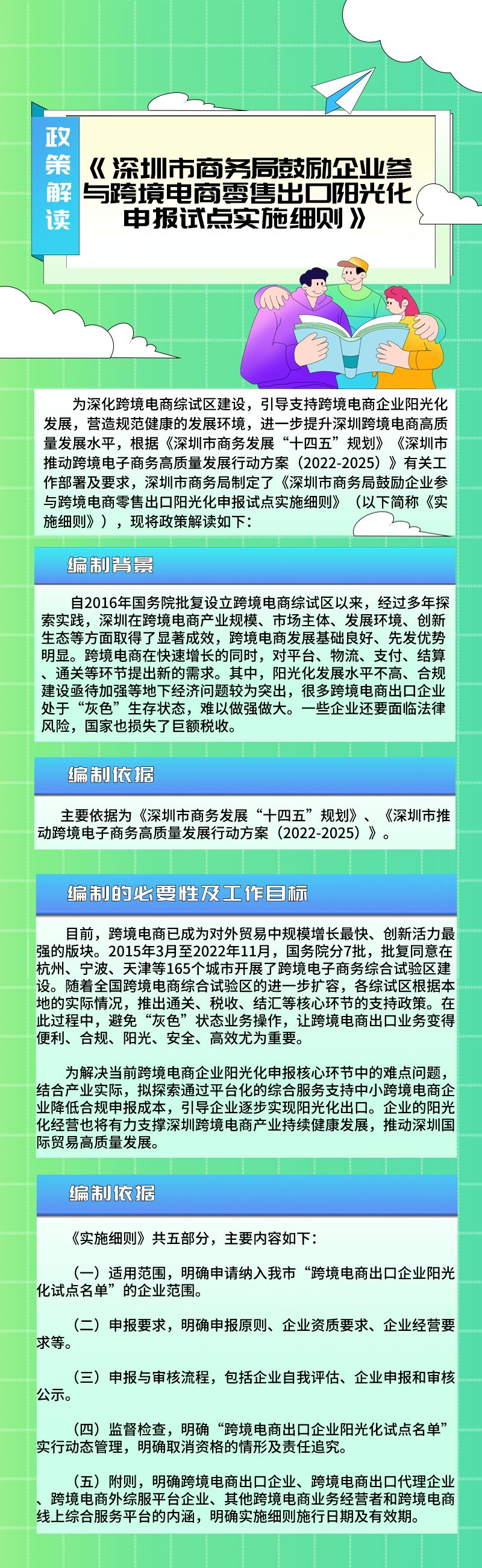 图解：《深圳市商务局鼓励企业参与跨境电商零售出口阳光化申报试点实施细则》政策解读.png