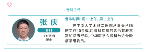 骨科学科带头人张庆主任