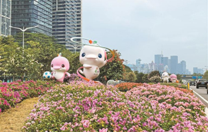 深南大道换上“全运皮肤”