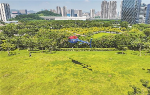 深圳首条空中公园观光线开通