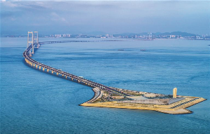 深中通道西人工岛开放观光