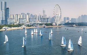 世界湾区帆船赛启航